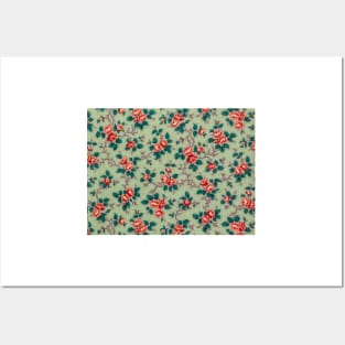 Romantic Floral Pattern Posters and Art